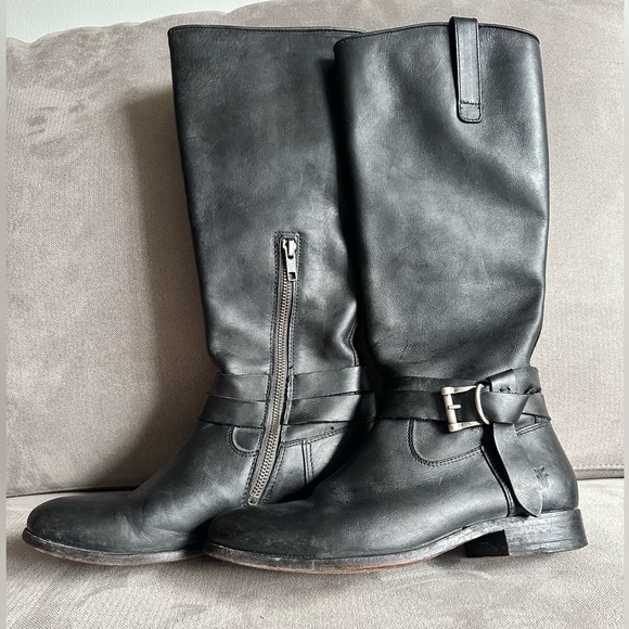 FRYE Melissa Knotted Tall Boots - Picture 6 of 8